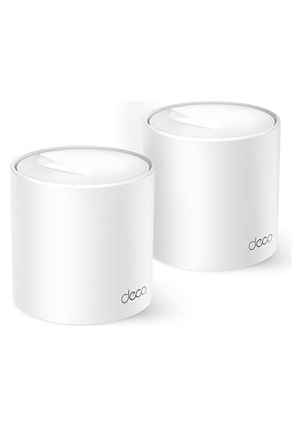 Deco X10(3-PACK), AX1500 Mbps, 520 M²&apos;ye Kadar Kapsama Alanı, 120 Cihaza Kadar Bağlantı, Gigabit Portlu, Mobil Uygulama ile Kolay Kurulum,yapay Zeka Destekli Wi-Fi 6 Mesh Sistemi fiyatları