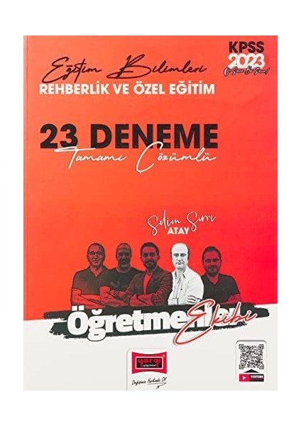 Kpss Eğitim Bilimleri Öğretmenler Ekibi Rehberlik ve Özel Eğitim Tamamı Çözümlü 23 Deneme Sınavı fiyatları