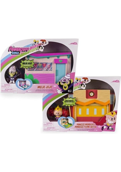 Oyuncak Powerpuff Girls 2&apos;li Oyun Seti (Mojojojo+ Prenses Morbucks)