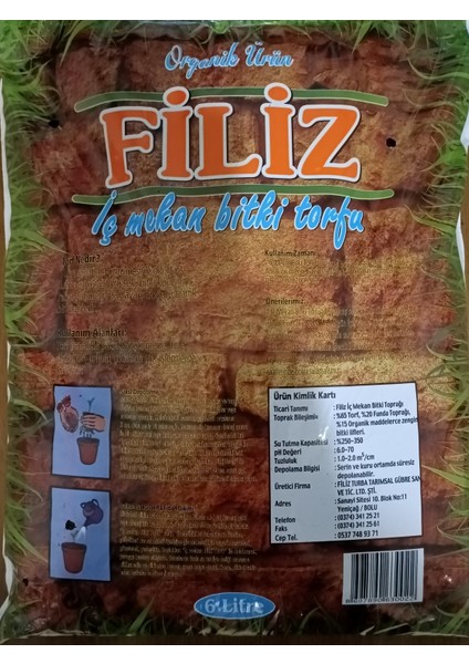 İç Mekan Bitki Torfu (6 Litre) fiyatları