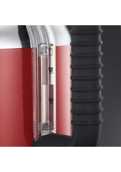 Hobbs 21670-70 Su Isıtıcı, 1.7l, 2400W, Hızlı Kaynatma Özelliği, Retro Tasarım, Su Sıcaklığı Göstergesi, Doldurma Miktarı Işaretlemesi, Mükemmel Su Dökme Ağzı, Eski Çay Makinesi [enerji Sınıfı A], Kırmızı