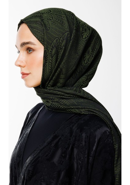 Mayra Desen Çift Taraflı Şal Siyah-Haki fiyatları