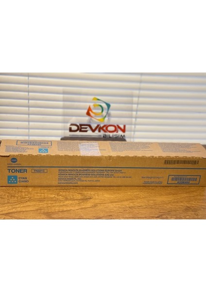 TN-321 Orjinal Mavi Toner Bizhub C224 C284 C364 A33K450 (TN321C) fiyatları