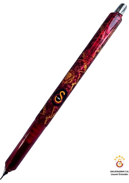 Galatasaray Lisanslı Metal Uçlu Versatil Kalem, 0.7mm