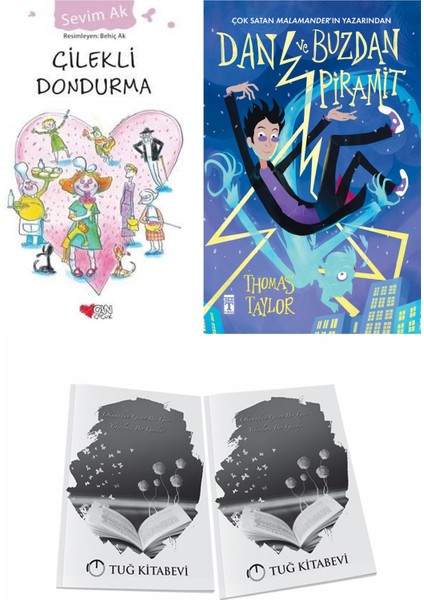 Çilekli Dondurma ve Dan ve Buzdan Piramit + Hediyeli