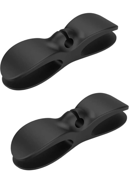 Concept Yapışkanlı Kablo Sabitleyici Düzenleyici Çok Amaçlı Kablo Tutucu Airfryer Kablo Toparlayıcı Sarma Aparatı 2 Adet