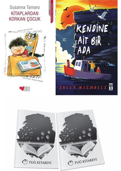 Kitaplardan Korkan Çocuk ve Kendine Ait Bir Ada + Hediyeli