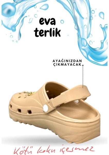 Rahat Tabanlı Yüksek Ölçekli Hastane Aşçı Hemşire Doktor Terliği Eva Sabo Kadın Terlik Nut