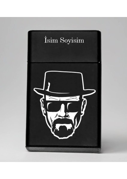 Heisenberg Breaking Bad Desenli Metal Sigara Tabakası Isimli Hediyelik M38