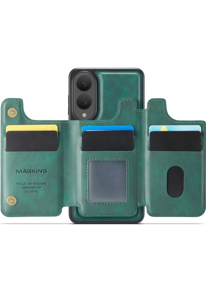 Samsung Galaxy S25 Edge Cüzdan Pc + Tpu + Pu Telefon Kılıfı Magsafe ile Uyumlu (Yurt Dışından) fiyatları