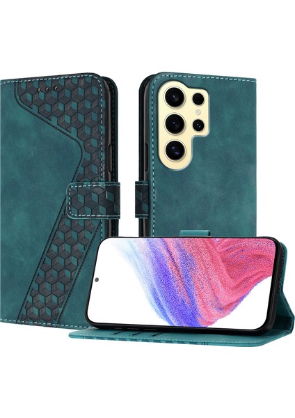 Samsung Galaxy S24 Ultra Deri Cüzdan Standı Darbeye Dayanıklı Telefon Kılıfı (Yurt Dışından)