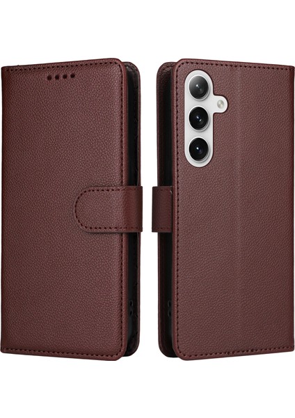 Samsung Galaxy S24 Plus / Galaxy S25 Plus Rfıd Engelleme Pu Deri Telefon Kılıfı Bilek Kayışı ile (Yurt Dışından) fiyatları