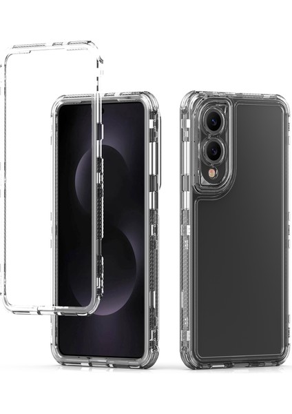 Samsung Galaxy S25 Edge Çizilmez Akrilik Tpu Şeffaf Telefon Kılıfı (Yurt Dışından)