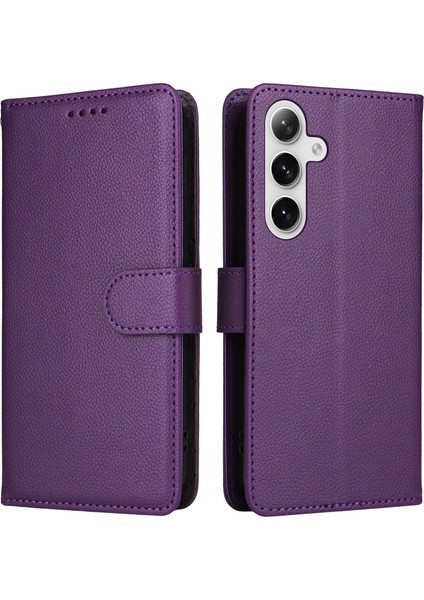 Samsung Galaxy S24 Plus / Galaxy S25 Plus Rfıd Engelleme Pu Deri Telefon Kılıfı Bilek Kayışı ile (Yurt Dışından) fiyatları