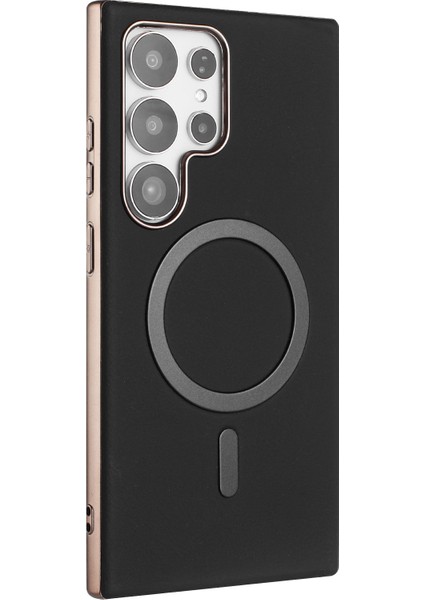 Samsung Galaxy S23 Ultra Elektroliz Pu + Tpu Telefon Arka Kapağı Magsafe ile Uyumlu (Yurt Dışından) fiyatları