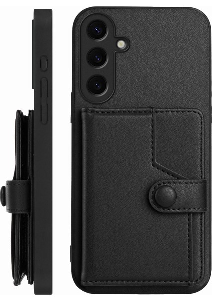Samsung Galaxy S24 Plus Rfıd Engelleme Kart Tutucu Kickstand Tpu + Pu Deri Telefon Arka Kapağı (Yurt Dışından) fiyatları