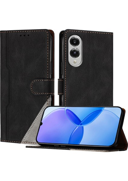 Samsung Galaxy S25 Edge Deri Cüzdan Standı Darbeye Dayanıklı Telefon Kılıfı (Yurt Dışından)