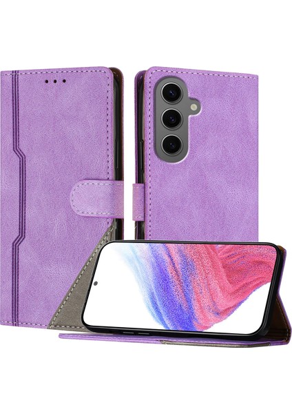 Samsung Galaxy S24 Plus Deri Cüzdan Standı Darbeye Dayanıklı Telefon Kılıfı (Yurt Dışından)