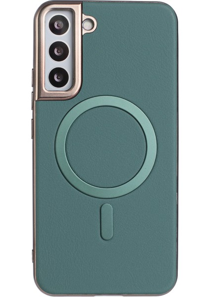 Samsung Galaxy S24 Fe Elektrokaplama Pu + Tpu Telefon Arka Kapağı Magsafe ile Uyumlu (Yurt Dışından)