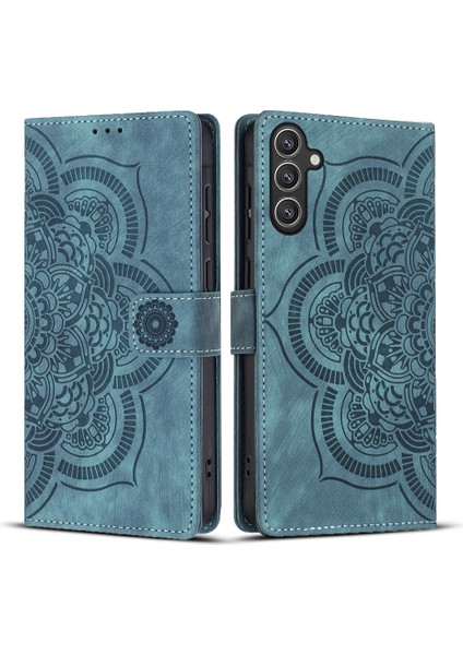 Samsung Galaxy S24 Plus Deri Cüzdan Standı Telefon Kılıfı (Yurt Dışından)