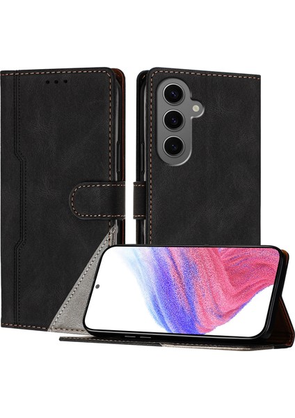 Samsung Galaxy S24 Plus Deri Cüzdan Standı Darbeye Dayanıklı Telefon Kılıfı (Yurt Dışından)