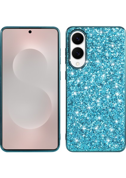 Samsung Galaxy S25 Edge Tpu + Pc Parıltılı Simli Telefon Arka Kapağı (Yurt Dışından)