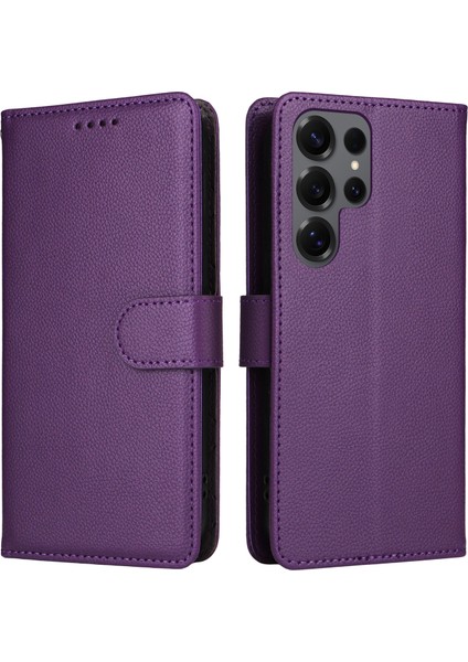 Samsung Galaxy S25 Ultra Rfıd Engelleme Pu Deri Telefon Kılıfı Bilek Kayışı ile (Yurt Dışından) fiyatları