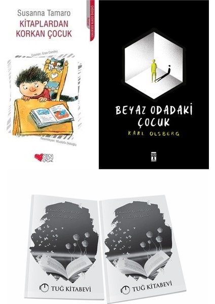 Kitaplardan Korkan Çocuk ve Beyaz Odadaki Çocuk + Hediyeli