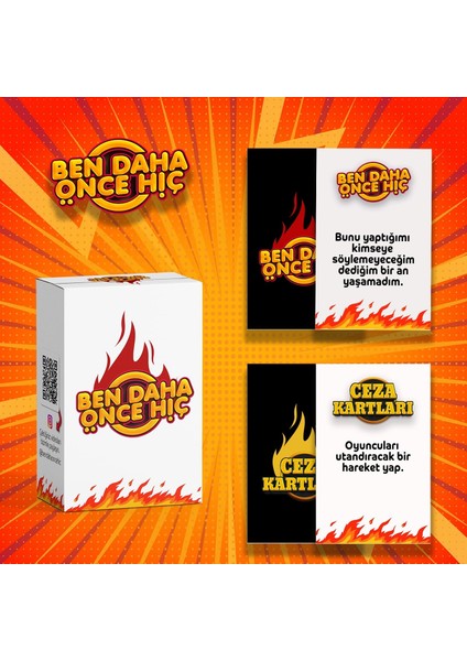 Ben Daha Önce Hiç Eğlenceli Grup Oyunu - Yetişkin Kutu Oyunları, Arkadaş, Aile, Cafe Kutu Oyunu - Cezalı Itiraf Oyunu