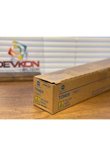 TN-321 Orjinal Sarı Toner Bizhub C224 C284 C364 A33K250 TN321Y
