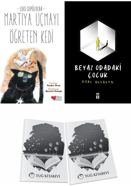 Martıya Uçmayı Öğreten Kedi ve Beyaz Odadaki Çocuk + Hediyeli