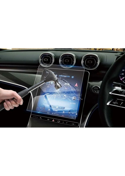 Mercedes Glc Ekran Koruyucu 11.9 Inç Multimedya Nano ve 12.3 Dijital Gösterge 2023-2025 indirimleri