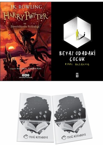 Harry Potter ve Zümrüdüanka Yoldaşlığı ve Beyaz Odadaki Çocuk + Hediyeli