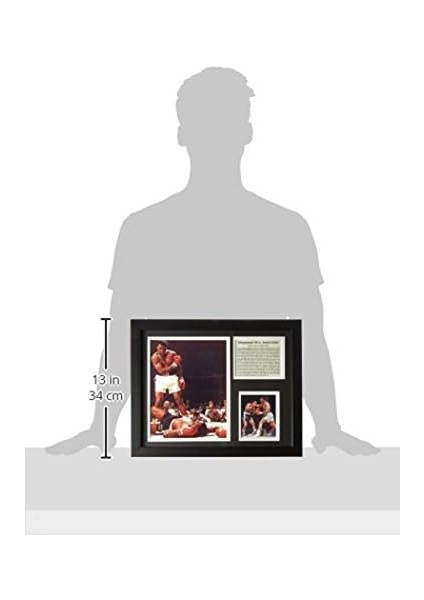 Kalıp Hiç Muhammad Ali V.b. Liston Çerçeveli Fotoğraf Collage, 11 x 35,6 cm