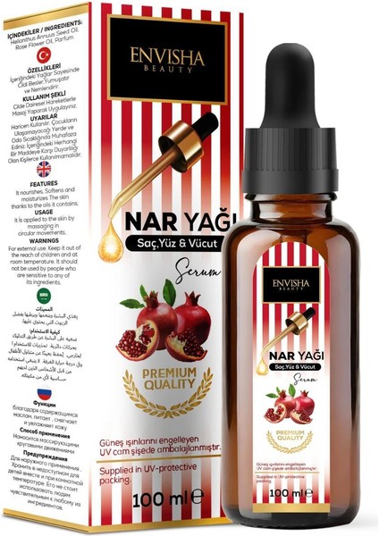 Envisha Nar Yağı 100 ml