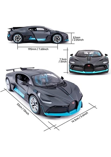 1:14 Uzaktan Kumandalı Araba Bugatti Divo Man Kapı Açılan 2.4 Ghz