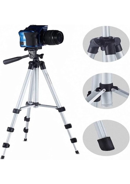 102 cm Tripod Profesyonel Fotoğraf Makinesi Telefon Tutuculu Aparatlı Tripot fiyatları