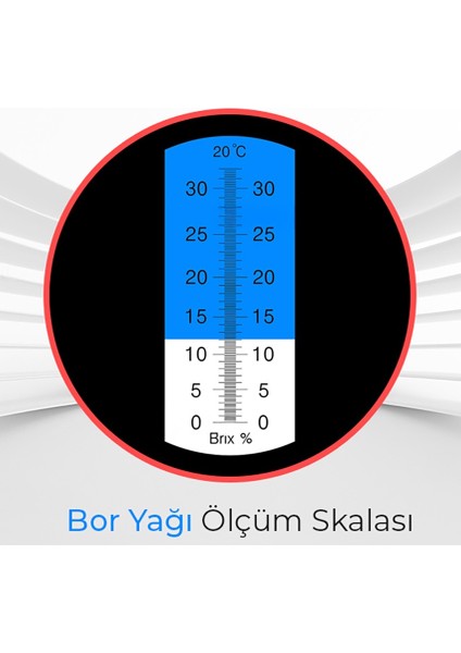 Bor Yağı Refraktometresi Dürbün Tip | Bor Yağı Brix Ölçer fiyatları