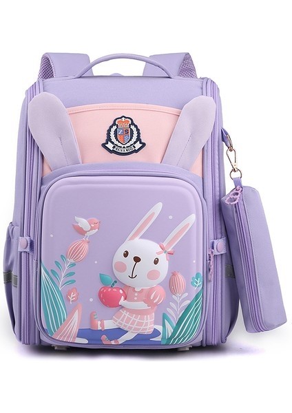 Çok Bölmeli Büyük Kapasiteli Sırt Çantası - Açık Mor (Yurt Dışından)