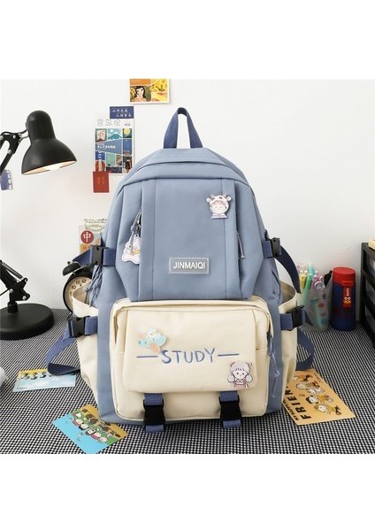 Öğrenci Kanvas Sırt Çantası (Yurt Dışından)