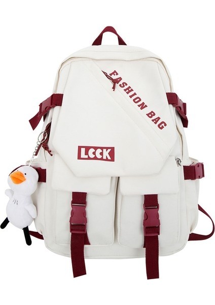 Trendy Moda Üniversite Öğrencisi Rahat Sırt Çantası (Yurt Dışından)