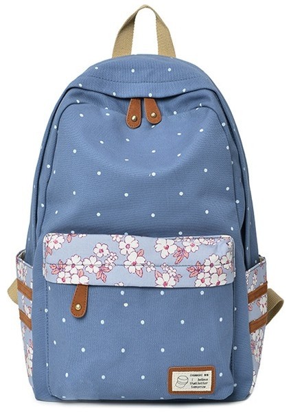 Baskılı Günlük Büyük Kapasiteli Okul Çantası (Yurt Dışından)