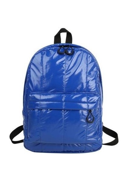 Basit Düz Renkli Çanta, Kore Moda Kadın Sırt Çantası, Gündelik Büyük Kapasiteli Öğrenci Sı (Yurt Dışından)