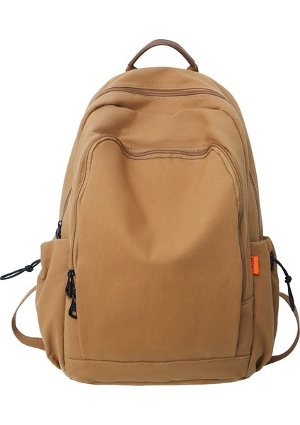 Büyük Kapasiteli Okul Çantası Kız Öğrenci Tüm Maç Düz Renkli Bilgisayar Sırt Çantası Erkek (Yurt Dışından)