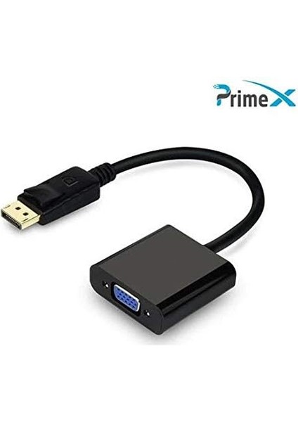 Plus PX-1320 Display Port To Analog VGA Aktif Dönüştürücü