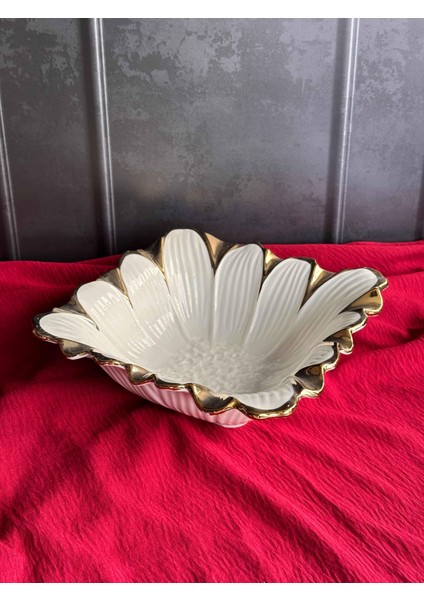 Flora Gold Kare Salata Kasesi 24CM