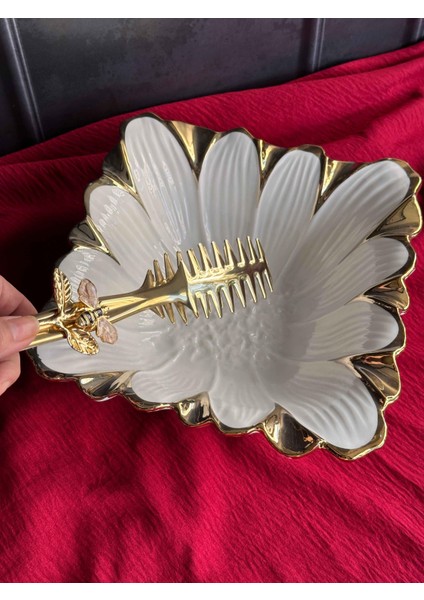 Flora Gold Kare Salata Kasesi 24CM modelleri