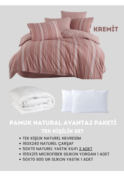 Tek Kişilik Naturel Avantaj Paket Kremit