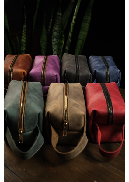 Bideri Perge Hakiki Deri El Çantası Yeşil modelleri