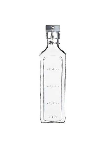 Ütü Şişesi 600 ml | Yağ, Meyve Suyu ve Şurubu Muhafaza Etmek ve Muhafaza Etmek Için | Silikon Conta Sayesinde Sızdırmaz | Doldurma Göstergeli Şişe | Şişe Kıskaç Kilit fiyatları